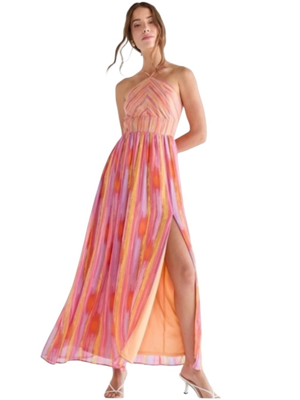 Womem's Audrey Parks Francesca's Maxi Dress Sz XS NWT
